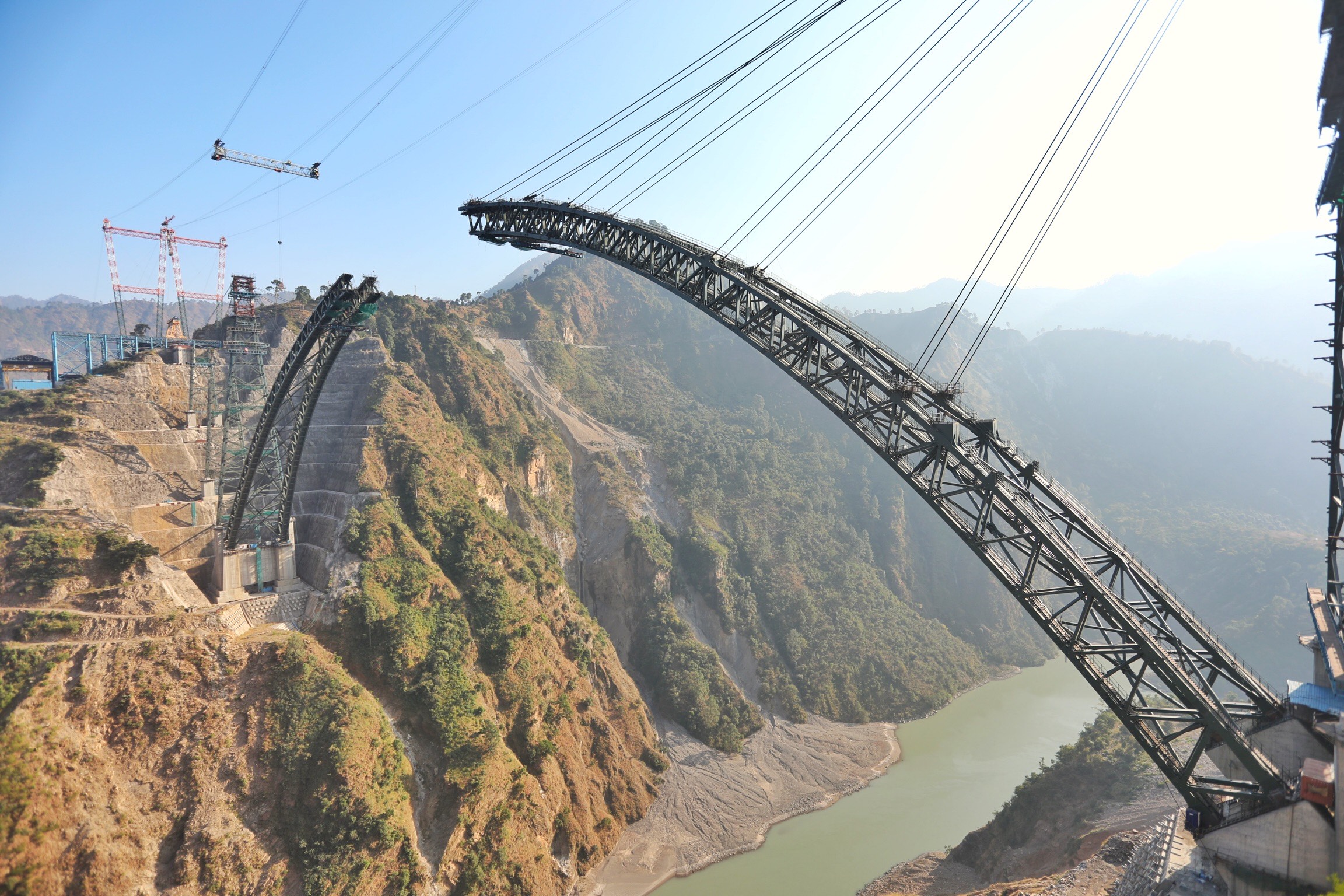 Chenab Railway Bridge, | Afcons