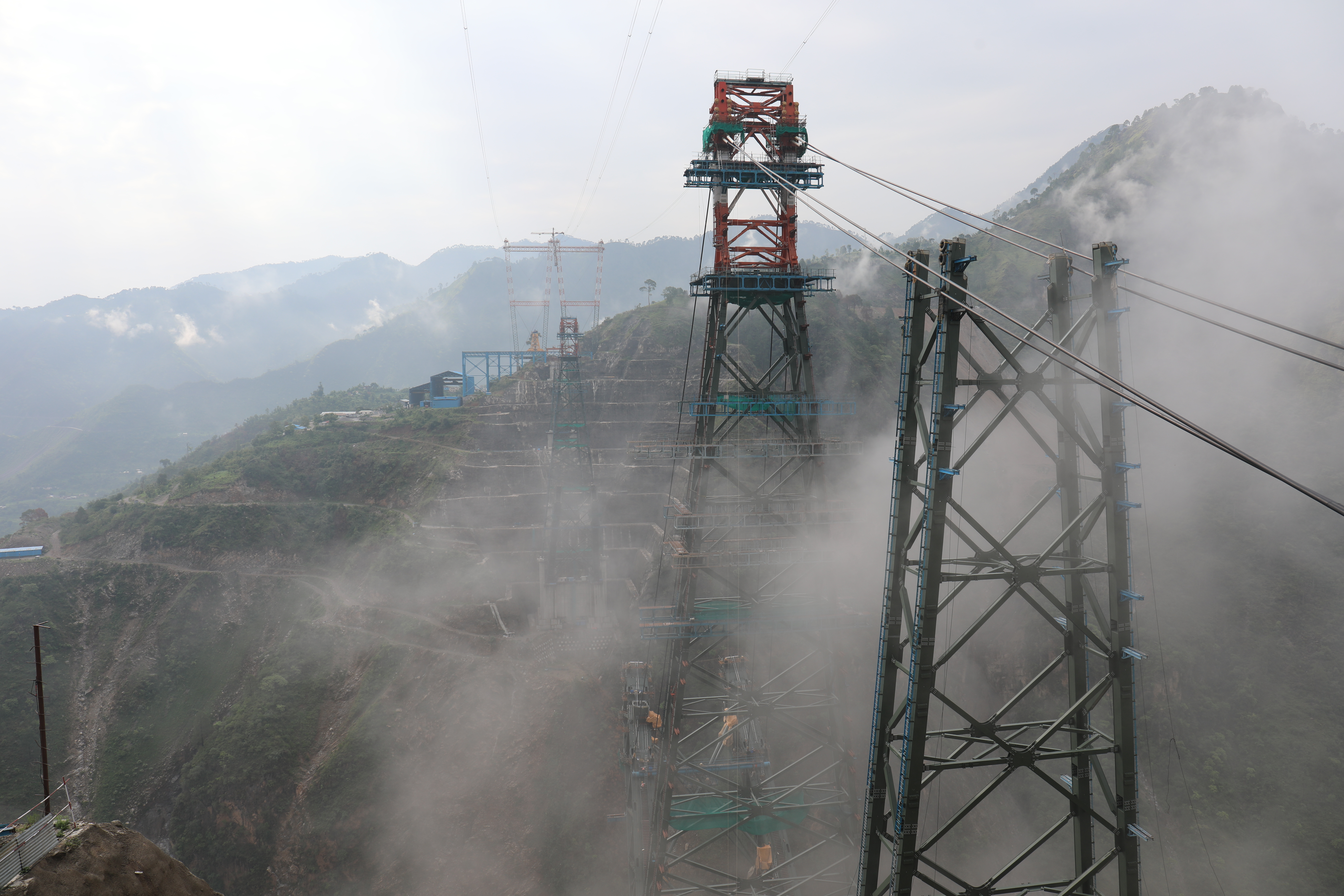 At 359m above river bed, Chenab Rail Bridge is the world's tallest single-arch rail bridge