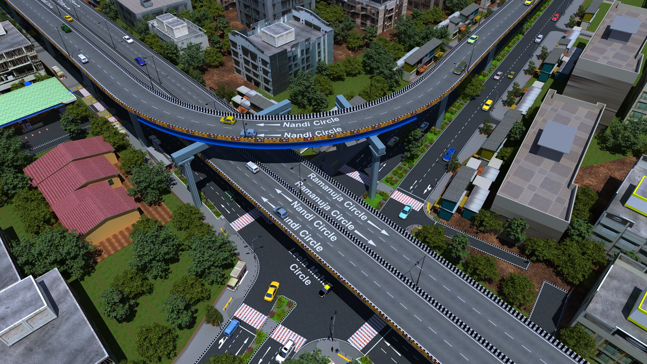 Garuda Varadhi flyover (artist's impression)