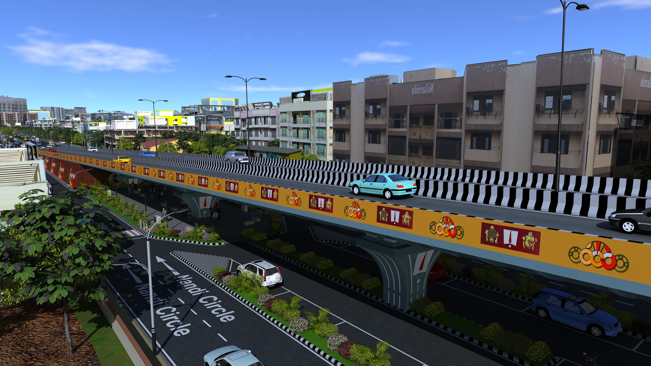 Garuda Varadhi flyover (artist's impression)