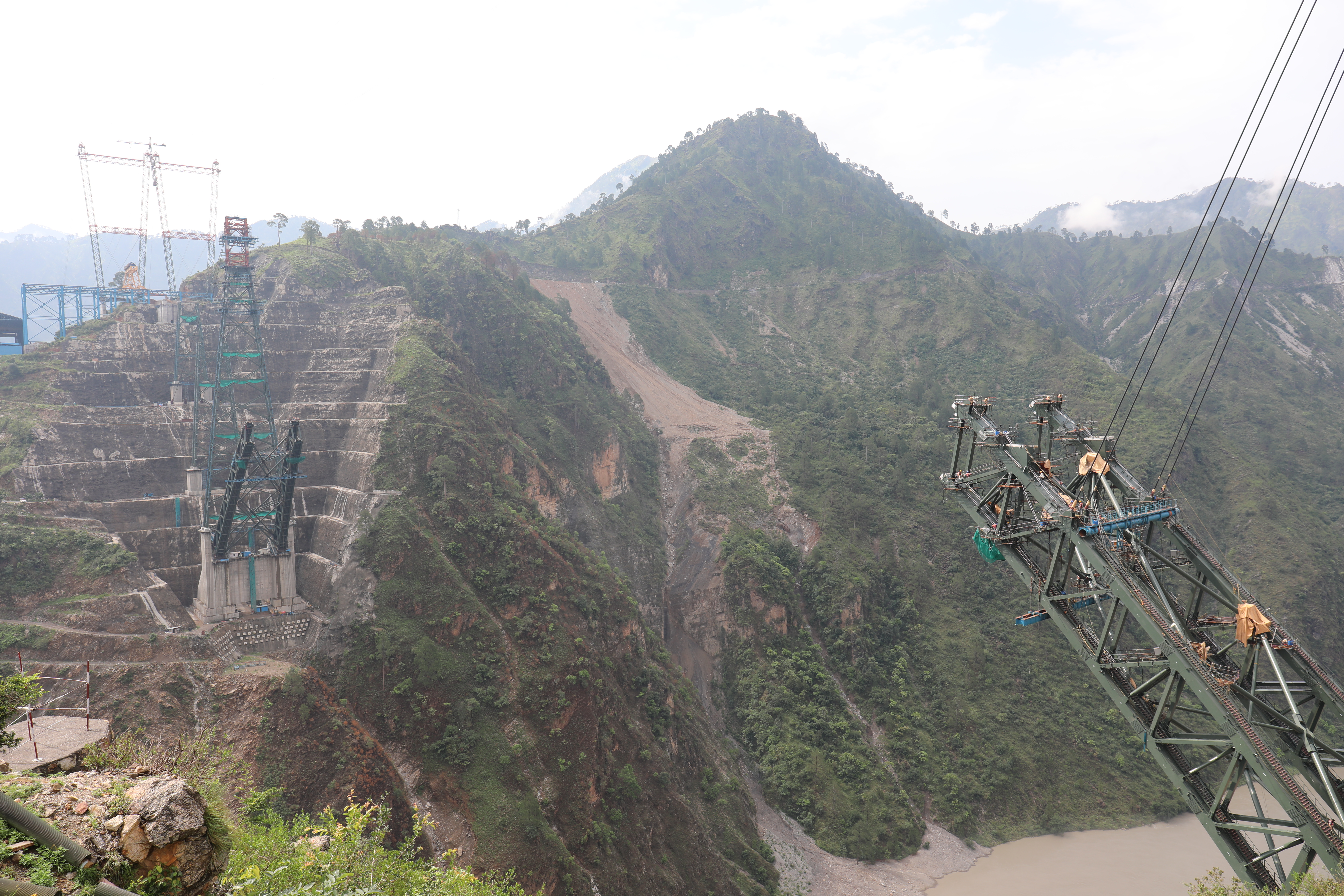 Chenab Rail Bridge is part of the Udhampur Srinagar Baramulla Rail Link Project