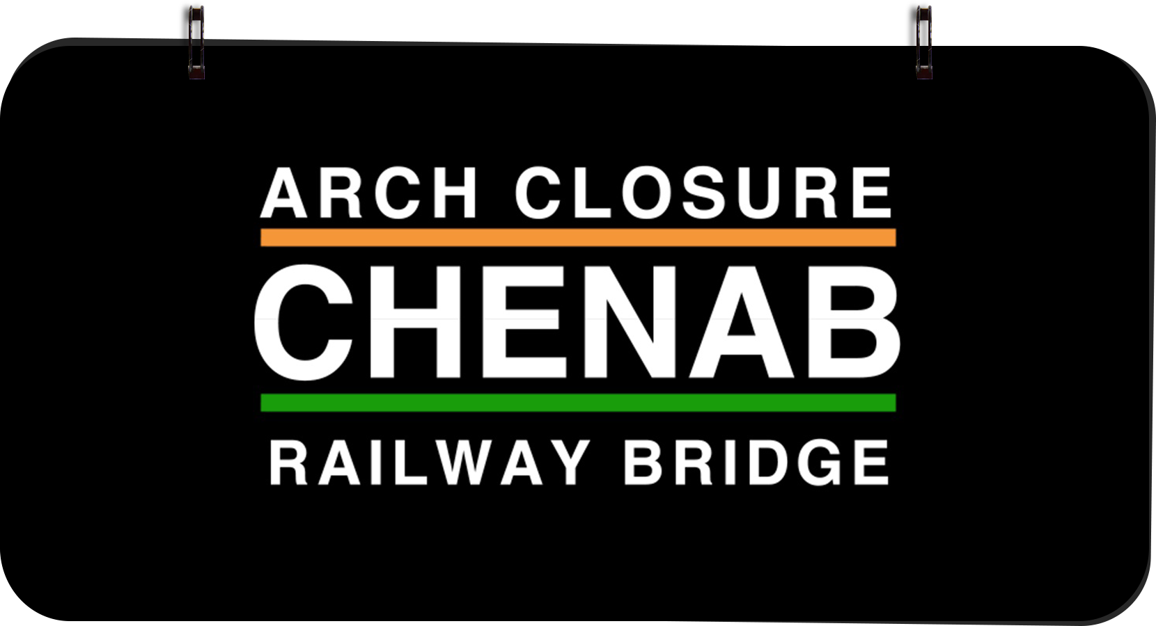 Arch Closure - Chenab Railway Bridge