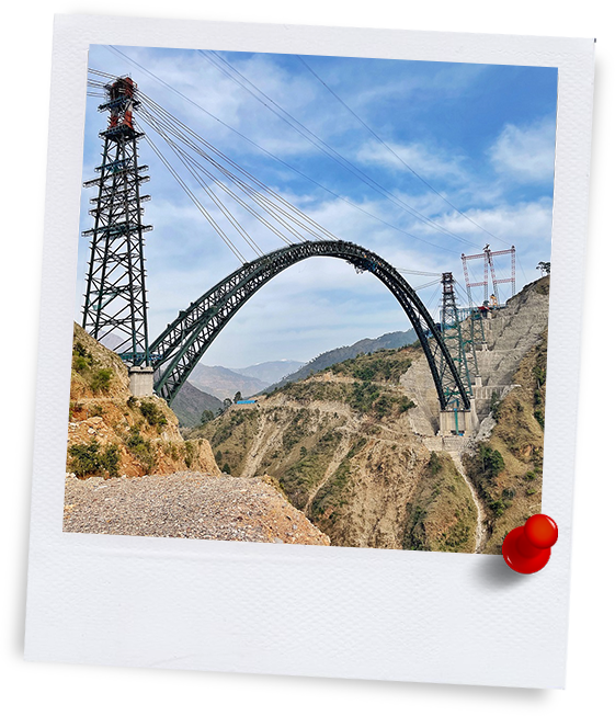 Chenab Railway Bridge Arch Chenab Railway Bridge Arch