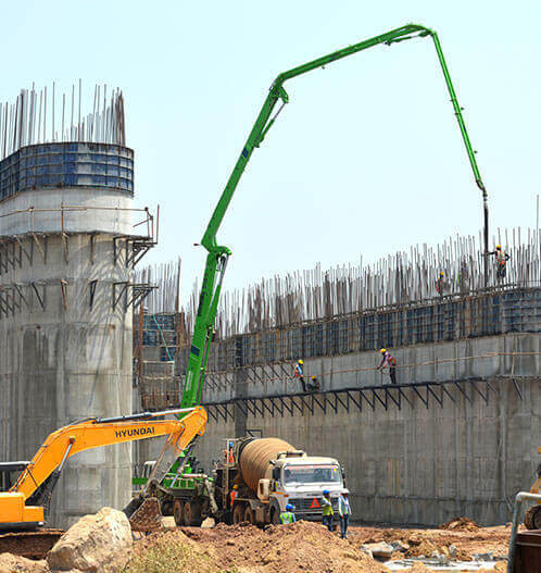 The project achieved the record of highest concreting in a single month – 1,01,040 cum