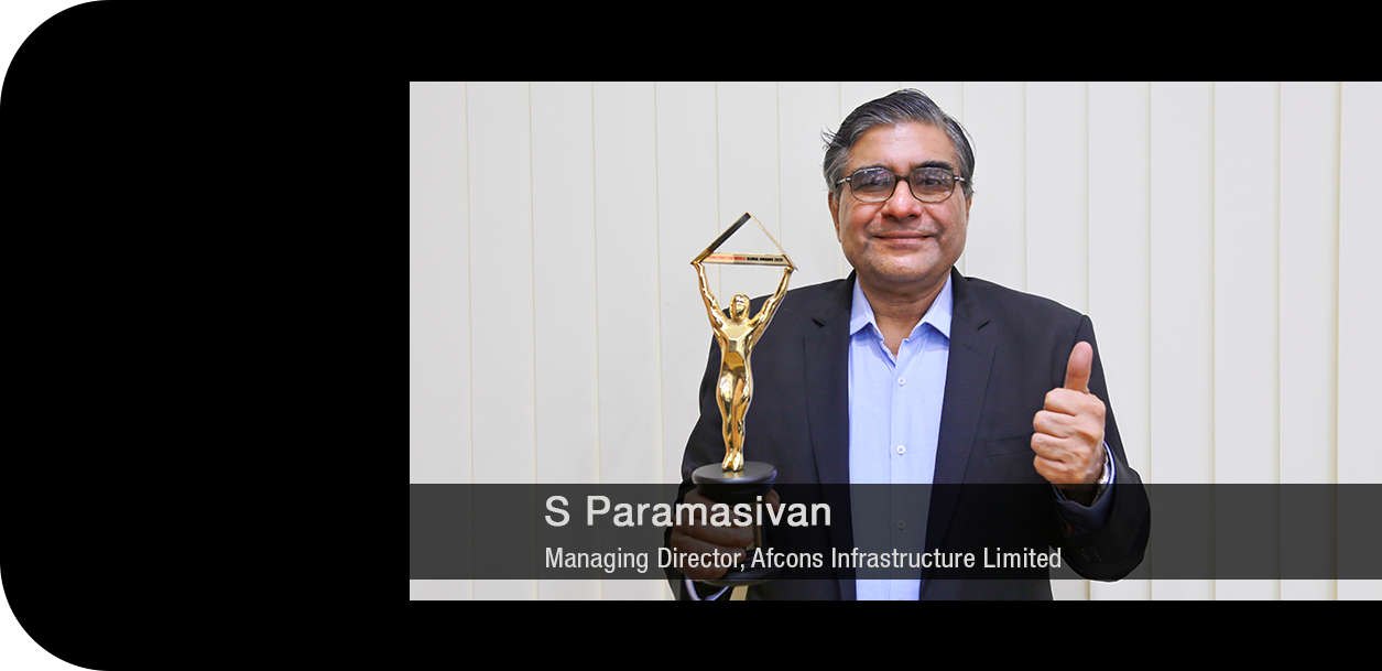 Managing Director Mr S Paramasivan's acceptance speech