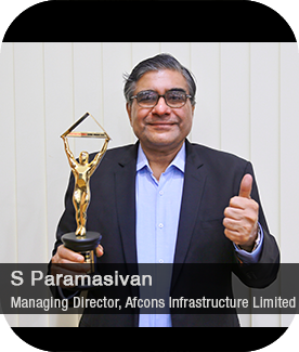 Managing Director Mr S Paramasivan's acceptance speech