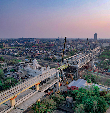 Nagpur Metro - Four-level transportation corridor