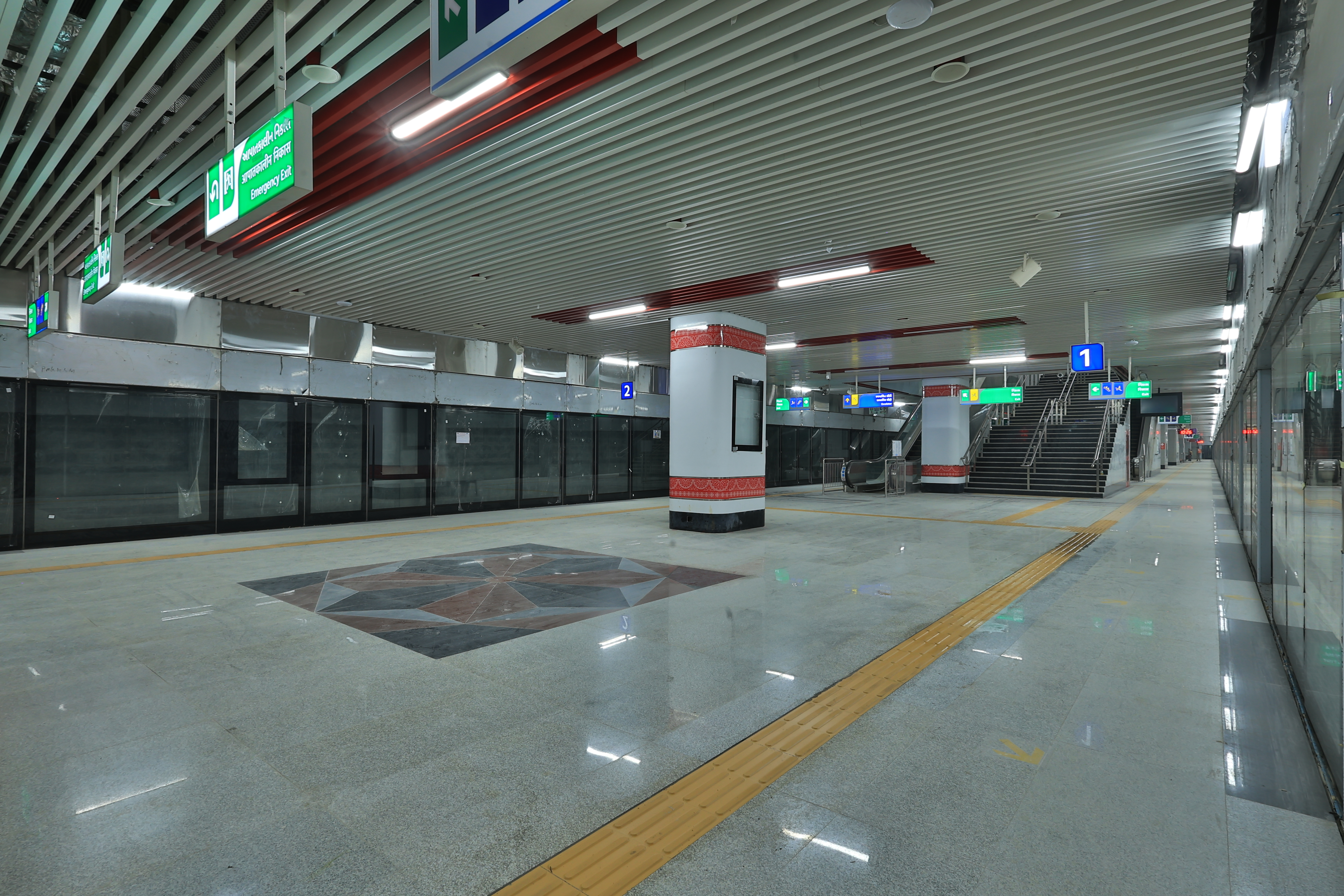 Platform Level of Underground station