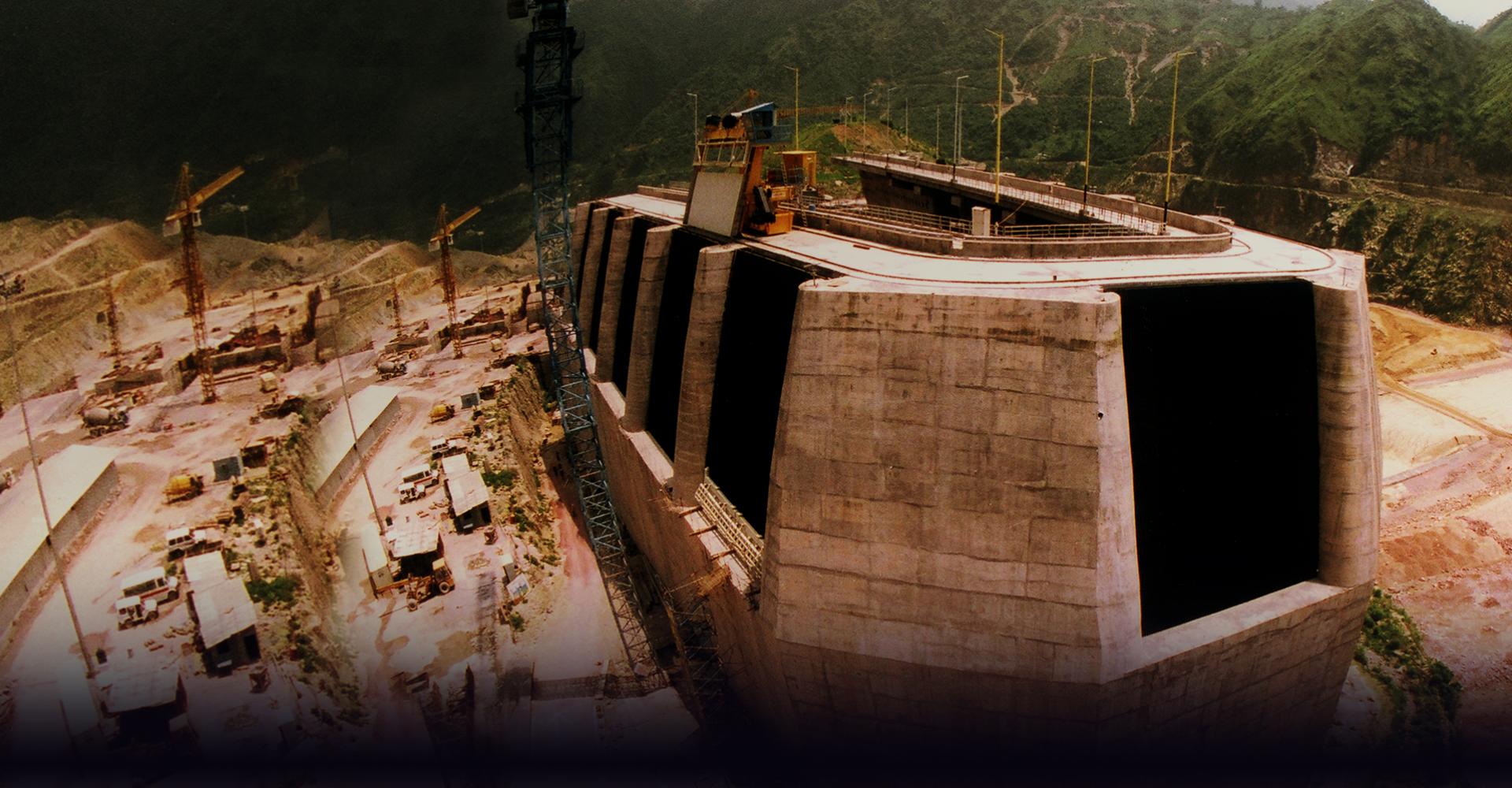 Kol Dam Hydro Electric Project (4X200 MW), Himachal Pradesh, India