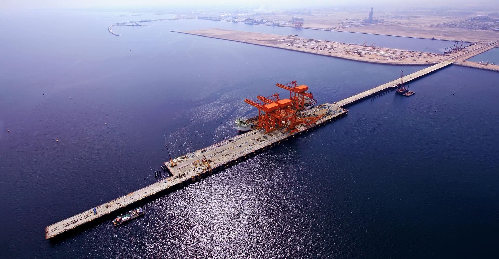 Muelle de carga, Puerto de Sohar, Omán