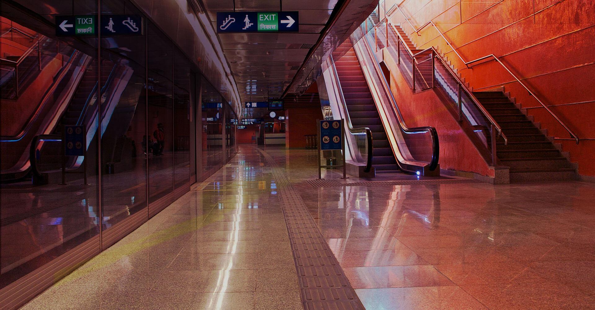 Delhi Airport Metro,<br>Underground Station