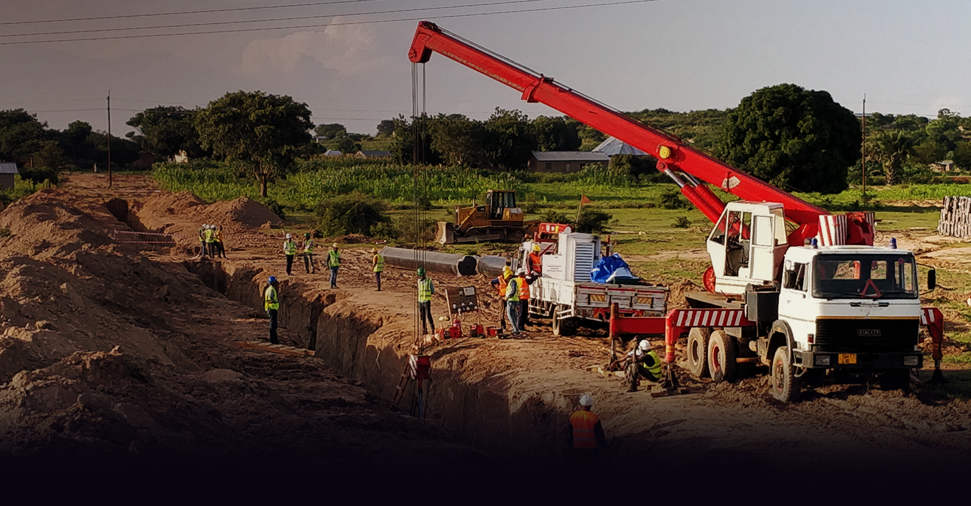 タンザニア、給水パイプラインプロジェクト