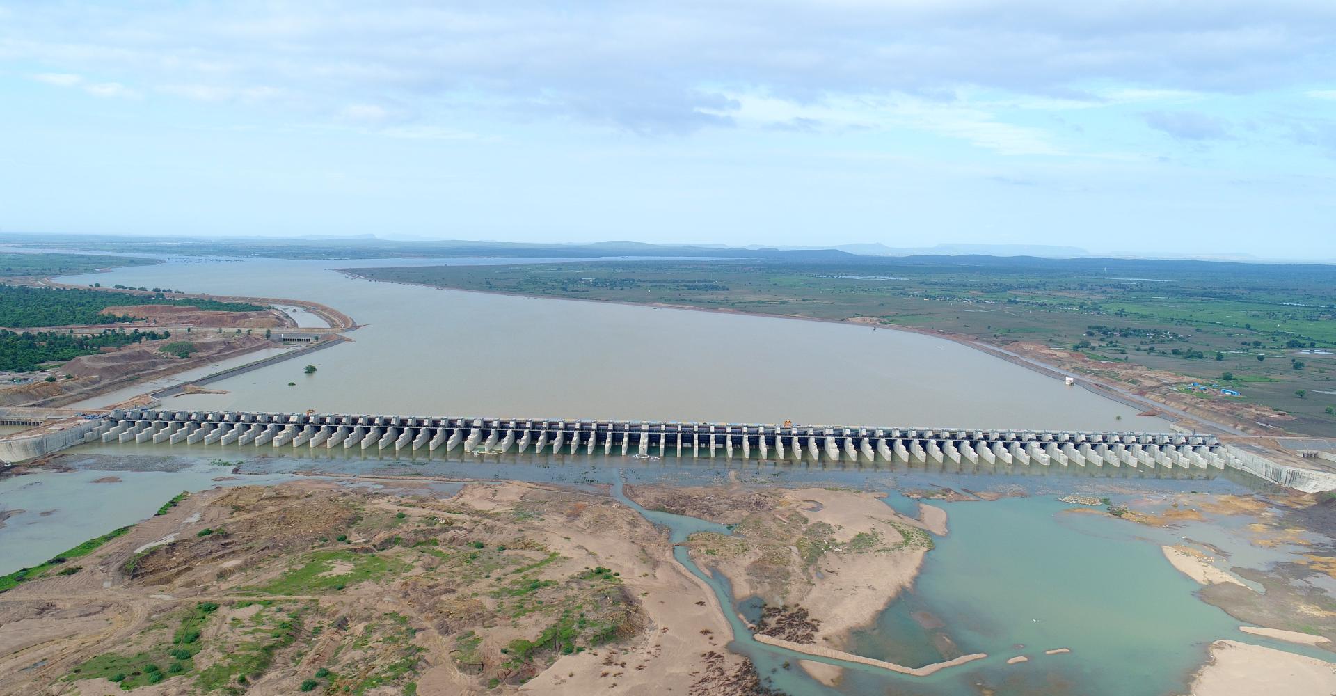 Annaram Barrage Project, Telangana, India