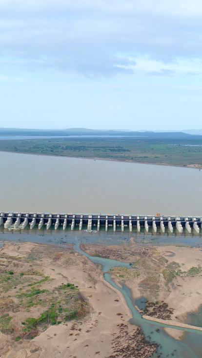 Proyecto de la represa de Annaram, Telangana, India
