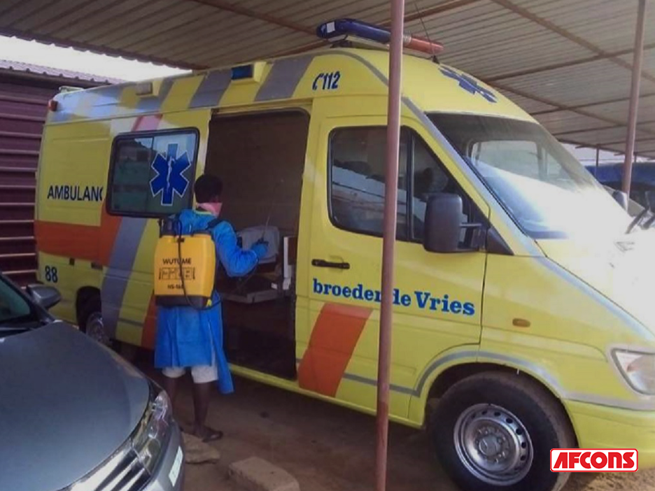 Ambulances kept on standby for emergencies afcons