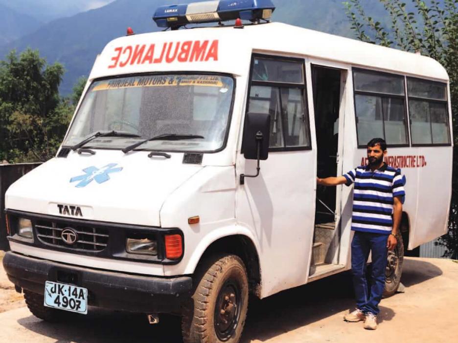 Ambulance services at Sangaldan have been supported by Afcons