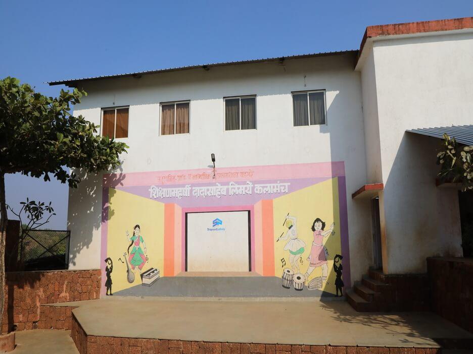 The school now has an amphitheatre for the children