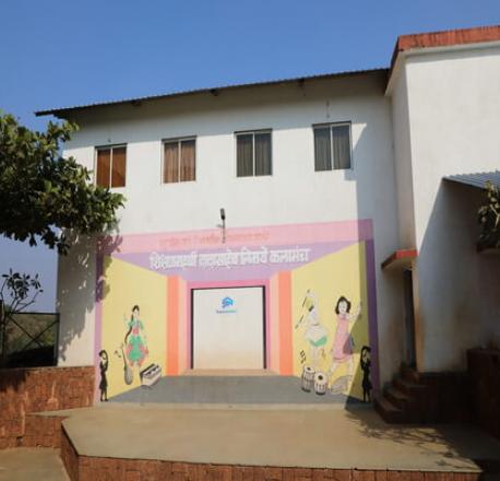 The school now has an amphitheatre for the children