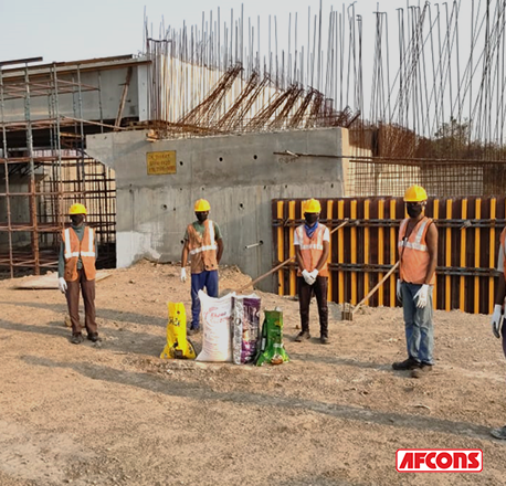 Workers provided with monthly ration afcons