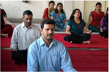 Yoga session at HO afcons